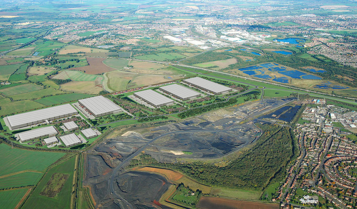 Aerial Perspective of iPort Doncaster